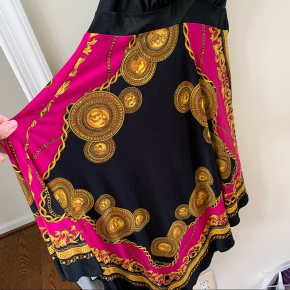 Juno Swim Suit Dress Scarf Coverup Quick Drying Top Medium - Picture 2 of 7